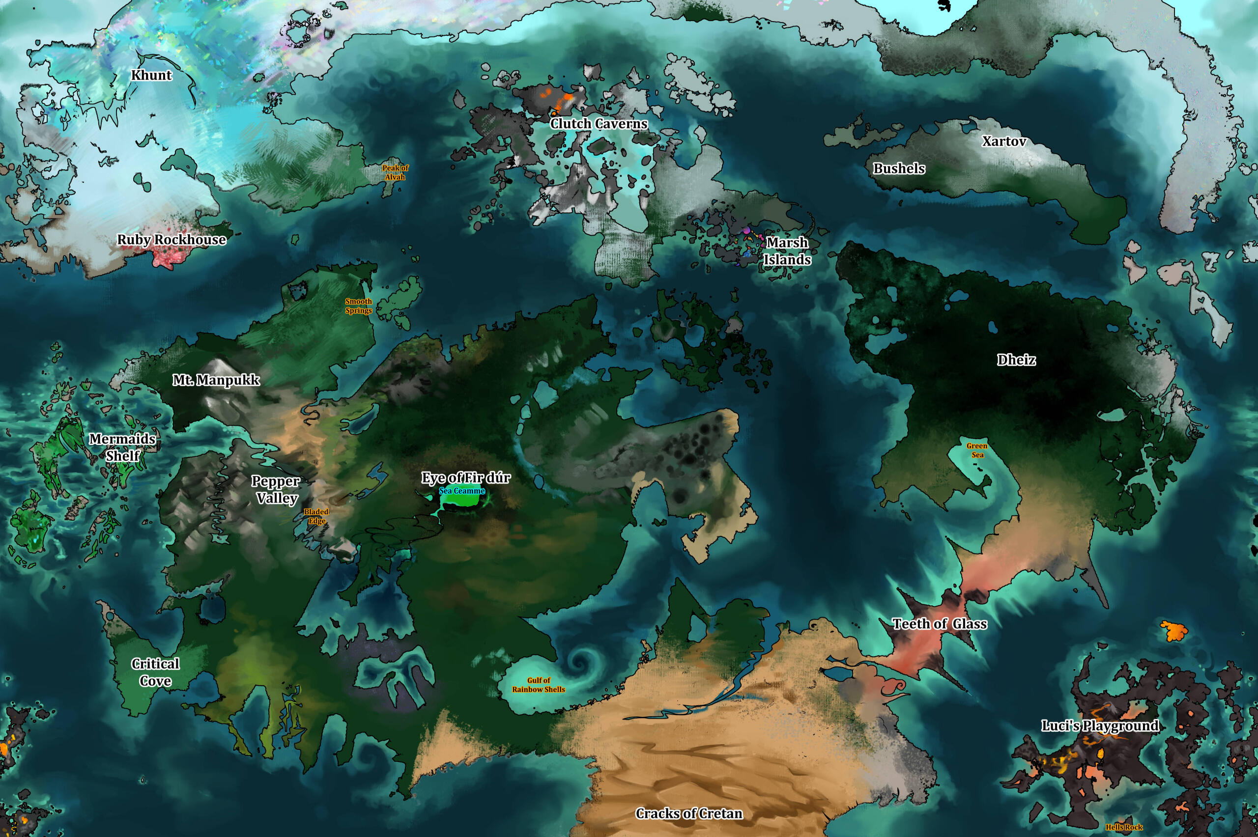 Labeled map of Mak-sei