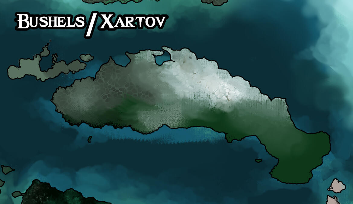 Bushels & Xartov map